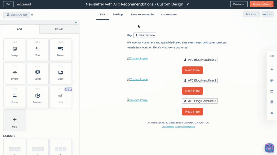 Air Traffic Control Demo